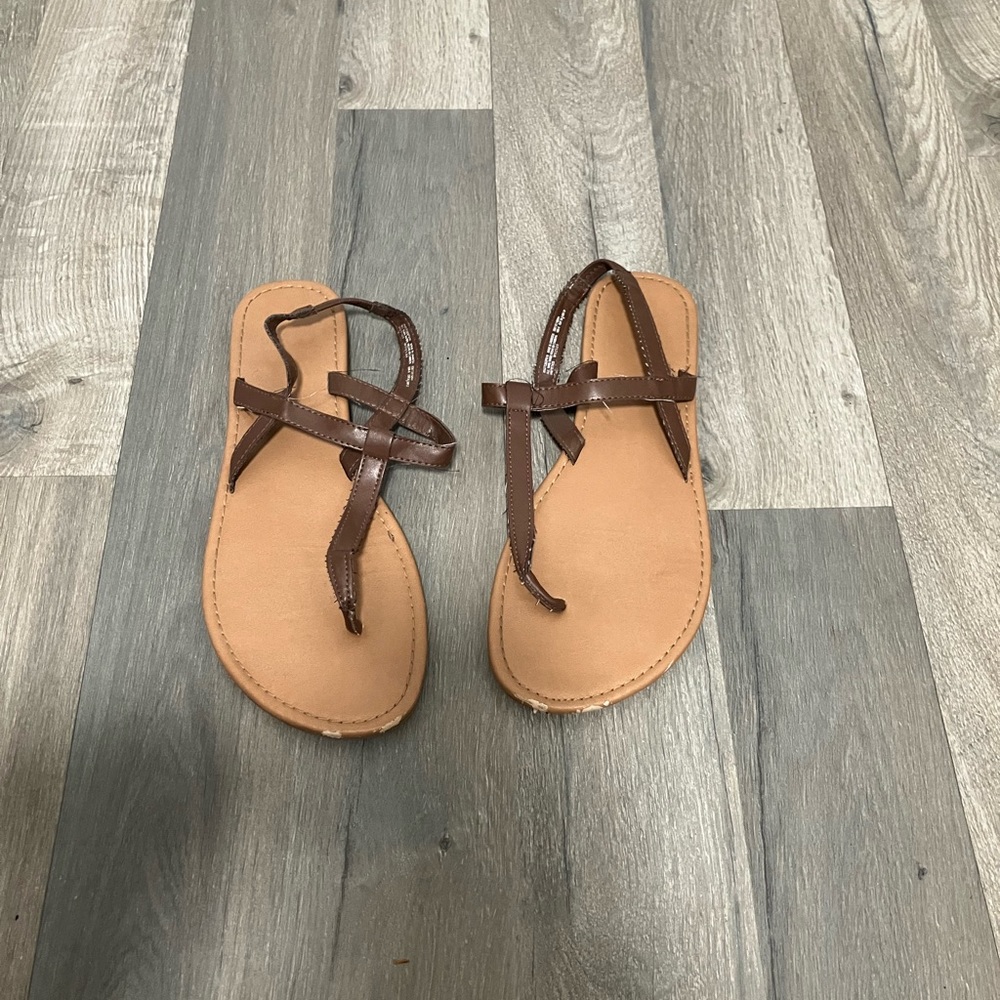 Brown Sandals. Slightly worn!